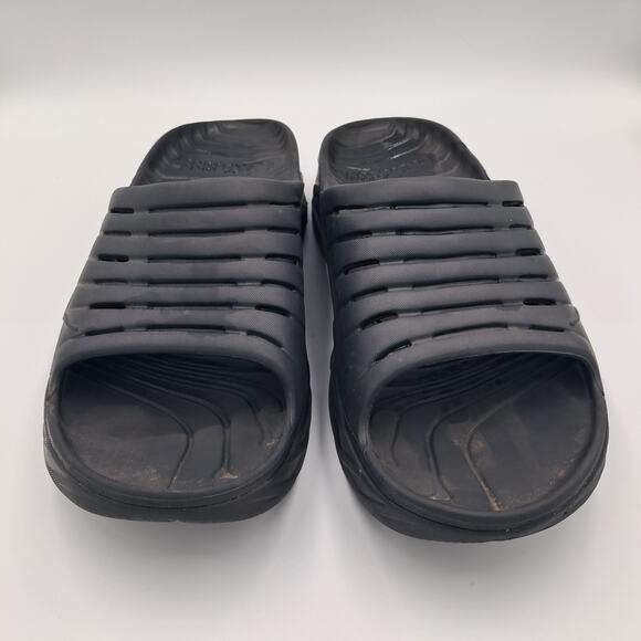 Size 14 - Hoka One One Ora Recovery Slide Sandals Black Comfort Shoes Men\'s main image 6